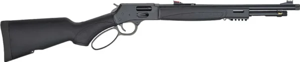 HENRY H12 X MODEL LEVER 357/38 - 17.4" TB BLUED BLACK SYN.