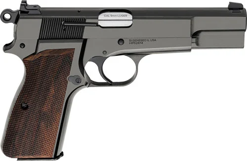 SPRINGFIELD SA-35 9MM 4.7" - 15RD POLISHED BLUED WALNUT