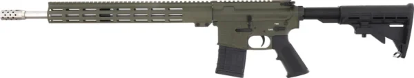 GLFA AR15 450 BUSHMASTER - 18" S/S BBL OD GREEN