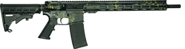 GLFA AR15 RIFLE 223 WYLDE - BUNDLE W/ 5 KNIVES LICHEN BLK