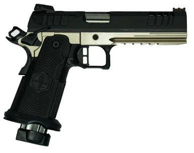 Great Lakes Firearms GL1911DS-9FSSGPLT 1911 DS Synergy 9mm 5" 20+1 Black/SS Barrel/Galaxy Platinum Cerakote