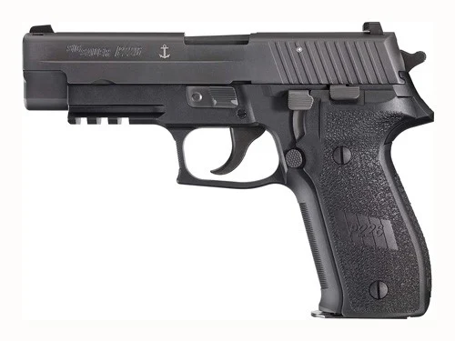 SIG P226 MK25 9MM 4.4" SIGLITE - (3)15RD US NAVY ANCHOR BLACK
