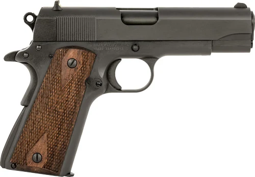 TISAS 1911 TANK COMMANDR 45ACP - 4.25" BBL WOOD GRIP 7RD BLACK