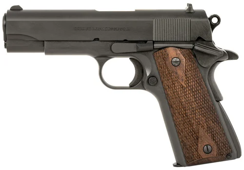 TISAS 1911 TANK COMMANDR 45ACP - 4.25" BBL WOOD GRIP 7RD BLACK - Image 2