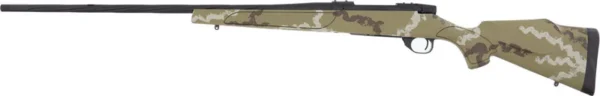 WEATHERBY VANGUARD OUTFITTER - 22-250 26" W/MB BLK CERA/BRN