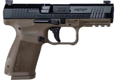 Canik HG7159-N Mete SF 9mm 4.19" 15+1 FDE/Black
