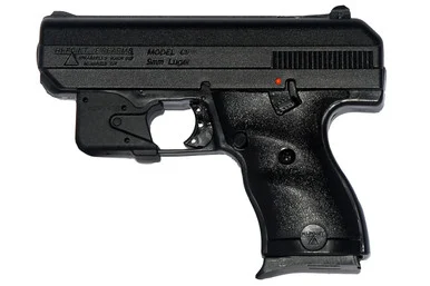Hi-Point 9mm Compact Poly-Framed C9 Pistol 8+1 w/ Trigger Guard-Mount Laser Black
