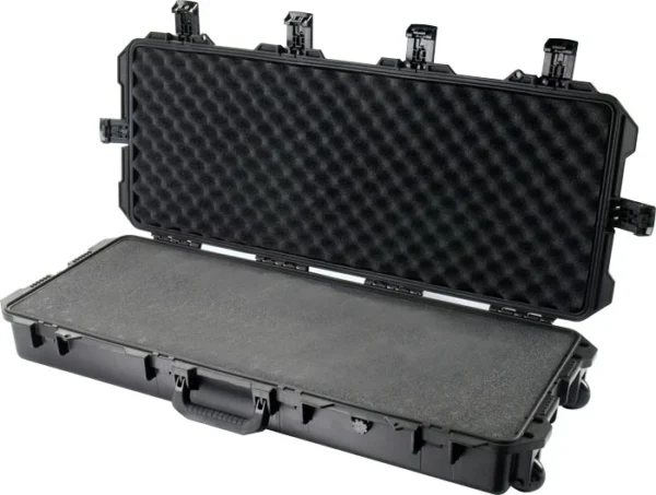 PELICAN IM 3100 STORM LONG GUN - CSE W/ WHEELS/FOAM 36" GUN BLK