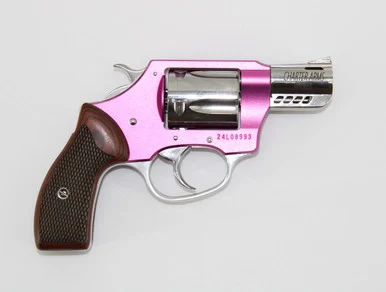 Charter Arms Model 53805 Coyote .380 ACP 2" 5 Rounds Pink/Hi-Polish/Rosewood