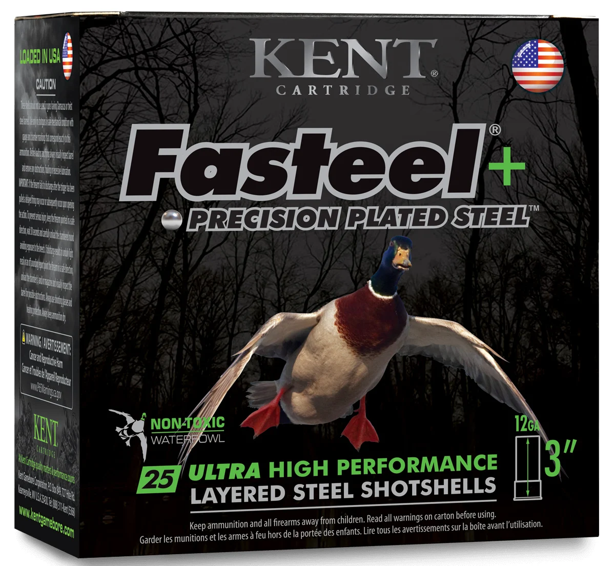 KENT FASTEEL PLUS 12GA 3 1-1/4OZ 2&4 25/10