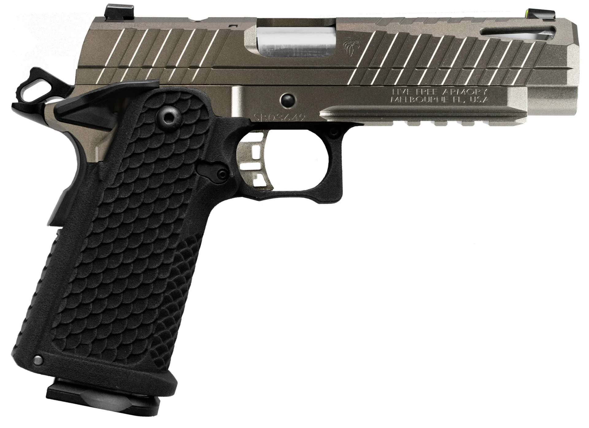 LFA APOLLO 11 FULL SIZE 9MM 5 17RD SILVER OR