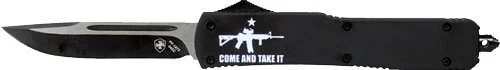 TEMPLAR KNIFE SLIM OTF COME - AND TAKE IT AR 3.1" BLACK DP