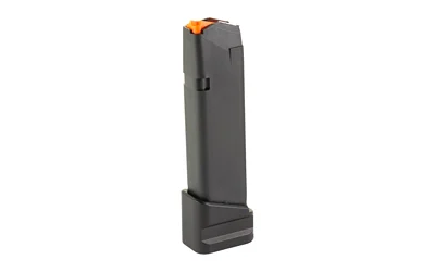 MAG SHIELD FITS GLOCK 17 +5/4 EXT BK