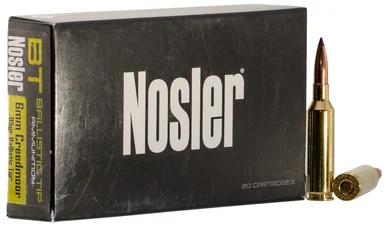 Nosler 6mm Creedmoor Ammunition 40052 95 Grain Ballistic Tip 20 Rounds