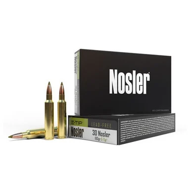 Nosler 30 Nosler Ammunition 40330 180 Grain E-Tip 20 Rounds