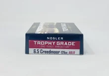 Nosler Trophy Grade 6.5mm Creedmoor Ammunition NOS60091 129 Grain AccuBond Long-Range Ballistic Tip 20 Rounds