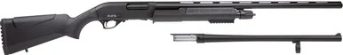 Rock Island Armory PA12C1828-B Meriva 2-in-1 12 Gauge 5+1 18.5"/28" Pump Action Combo Shotgun Black