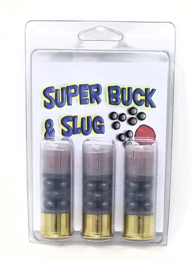 Paraklese Technologies 12 Gauge Ammunition 2-3/4" Super Buck & Slug 3 Rounds
