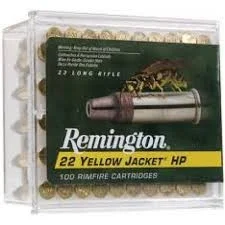 Remington 22LR Yellow Jacket High Velocity 33gr HP 100 rounds