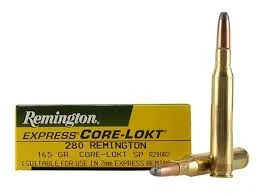 Remington 280 Rem R280R2 165gr Core-Lokt SP 20 rounds