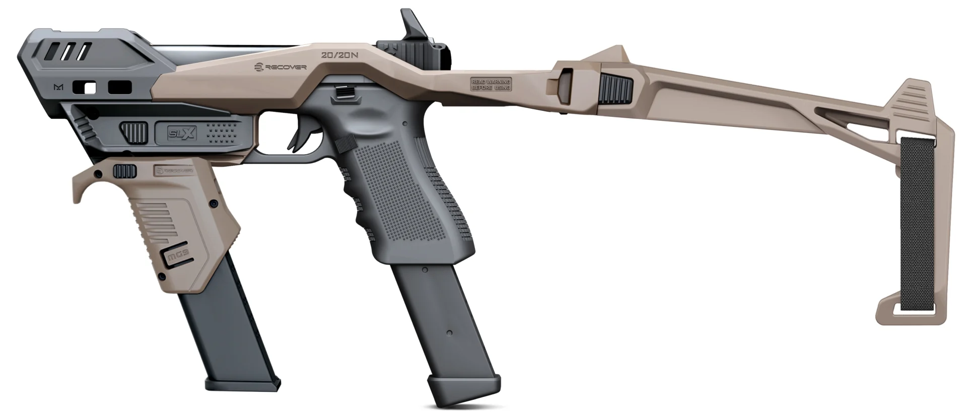 RECOVER 2020N+SLX+MG9 BRACE TAN