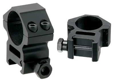 UTG RINGS 30MM MEDIUM PROFILE - MATTE BLACK PICATINNY/WEAVER