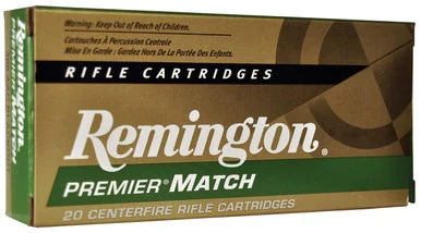 Remington 300 AAC Blackout Ammunition Match RM300AAC6 125 Grain Sierra Matchking Open Tip 20 Rounds