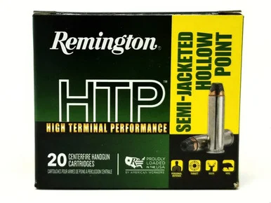 Remington 357 Mag Ammunition HTP RTP357M7A 110 Grain Semi-Jacketed Hollow Point 20 Rounds