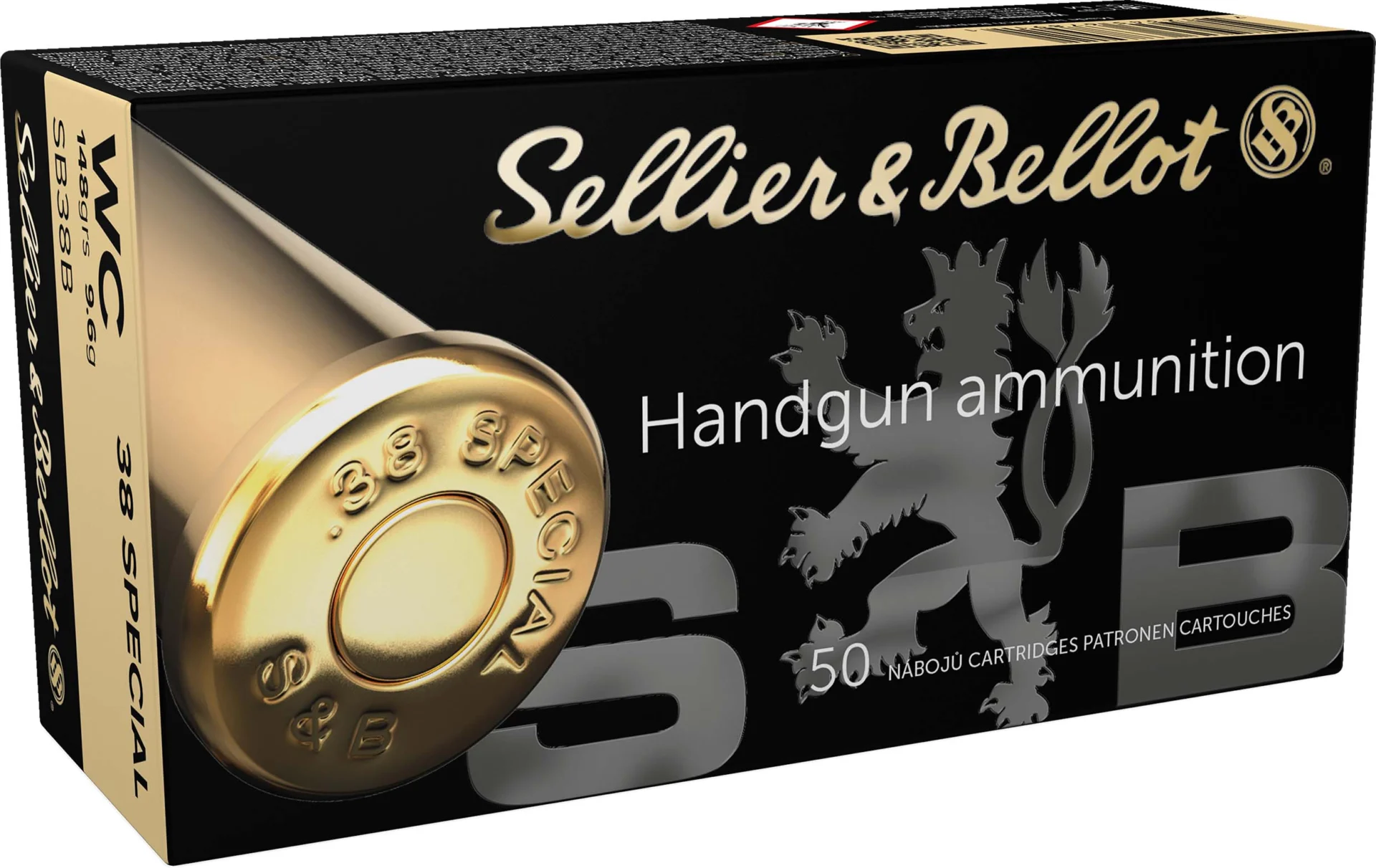 S&B 38SP 148GR WC 50RD