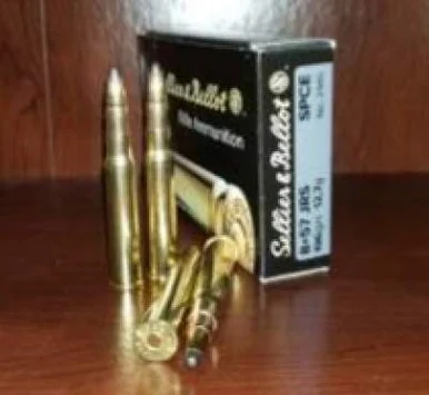Sellier & Bellot 8X57mm JRS Ammunition SB857JRSA 196 Grain SPCE (Soft Point Cut-Through Edge) 20 Rounds