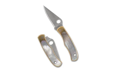 SPYDERCO BUG 1.25" NICK/SILV ABALONE