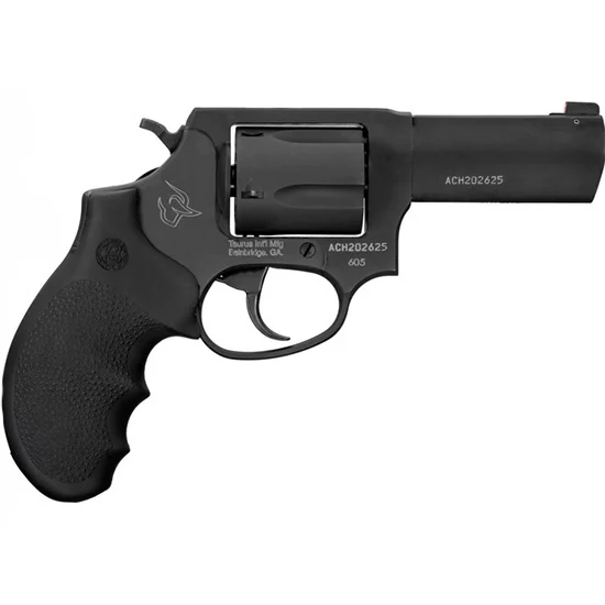 TAU 605 DEFENDER 357MAG 3 NS BLK SS 5RD HOGUE