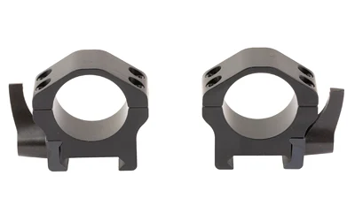 WARNE MAXIMA 1" HRZ QD LOW RINGS BLK