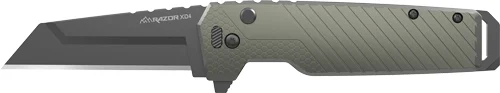 OUTDOOR EDGE RAZOR XD4 3" - FOLDER EDC GREEN UTILITY BLAD