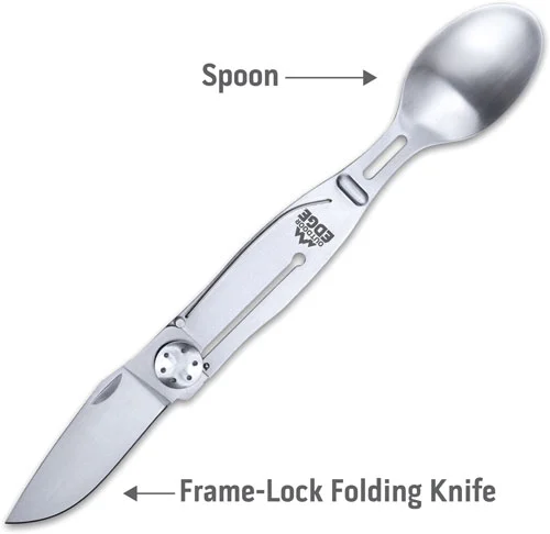 OUTDOOR EDGE CHOWPAL MEALTIME - MULTITOOL W/KNIFE & ORNG POUCH - Image 2
