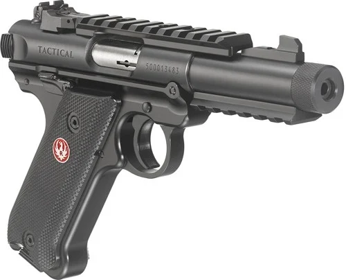 RUGER MARK IV TACTICAL 22LR - 4.40" ADJ. THREADED BBL SYN. - Image 3