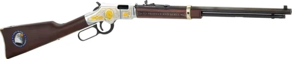 HENRY H4 LAW ENFORCEMENT TRIB. - 22S/L/LR 20" OCTAGON ENGRAVED