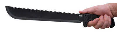 SOG MACHETE SOGFARI 13" - BLACK W/SHEATH - Image 5