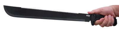 SOG MACHETE SOGFARI 18" - BLACK W/SHEATH - Image 5