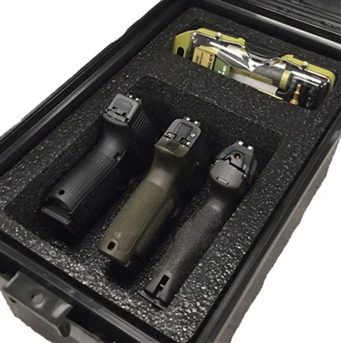 MTM TACTICAL PISTOL HANDGUN - CASE 3 GUN DARK GREY - Image 3