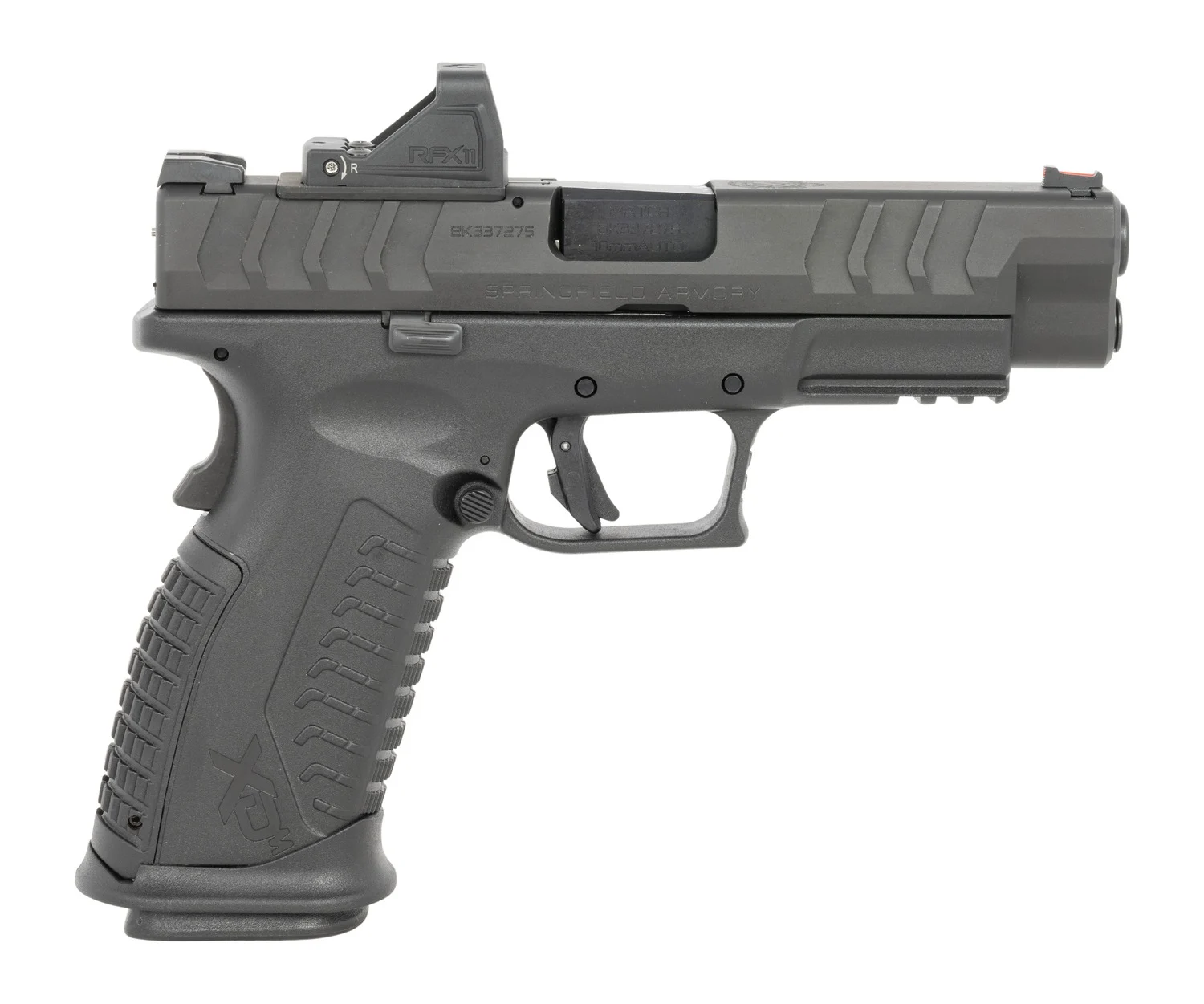 Springfield Armory XDME94510BHCOSP15PAC XD-M Elite OSP Gear Pac Full Size 10mm Auto, 15+1 4.50" Black Melonite Match Grade Barrel & Optic Ready/Serrated Steel Slide, Black Polymer Frame w/Picatinny Ra
