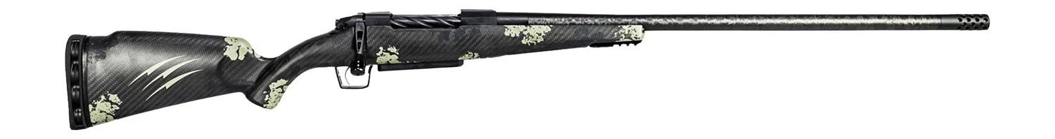 Fierce Firearms ROGSCX65PRC20BF Carbon Rogue XP 6.5 PRC 3+1 20" Carbon Fiber Match Grade Threaded Barrel, Black Cerakote Steel Drilled & Tapped Receiver, BiPod Rail Forend, Forest Camo Fixed Carbon Fi