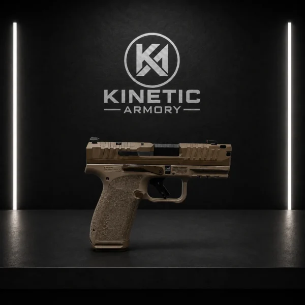 Canik METE MC9 Prime 9mm Optic-Ready Compensated Pistol - Bronze