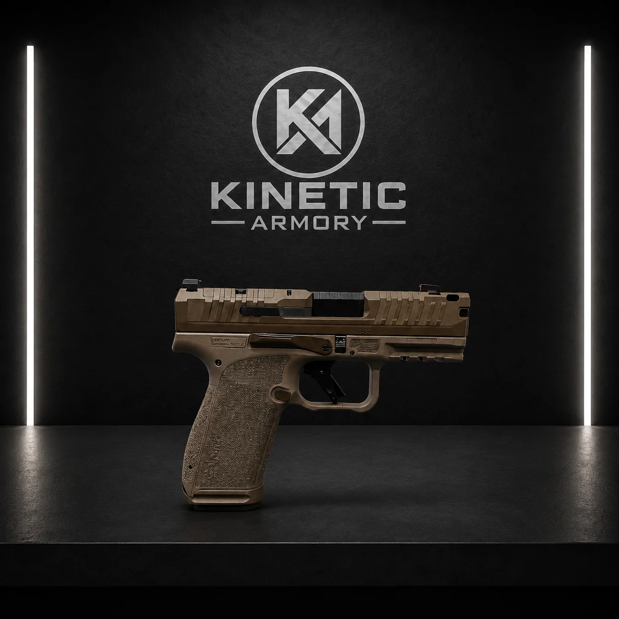 Canik METE MC9 Prime 9mm Optic-Ready Compensated Pistol - Bronze