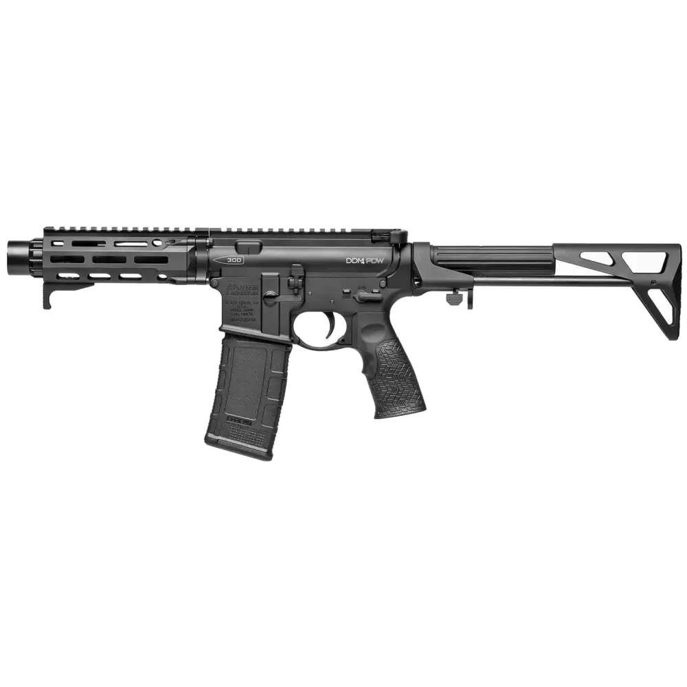 Daniel Defense DDM4 PDW SBR .300 BLK 30rd Magazine 7" 5/8x24 Threaded Barrel Black NFA Product - Image 3