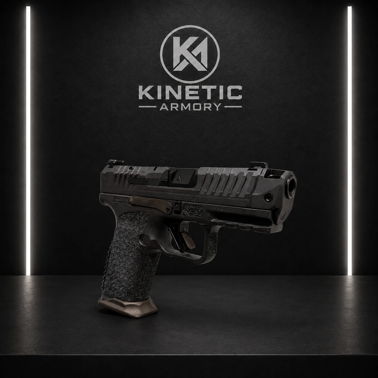 Canik METE MC9 Prime Radian 9mm Optic-Ready Compensated Pistol - Canik Grey (17+1) - Image 3