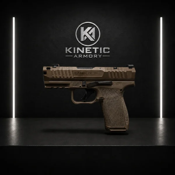 Canik METE MC9 Prime 9mm Optic-Ready Compensated Pistol - Bronze
