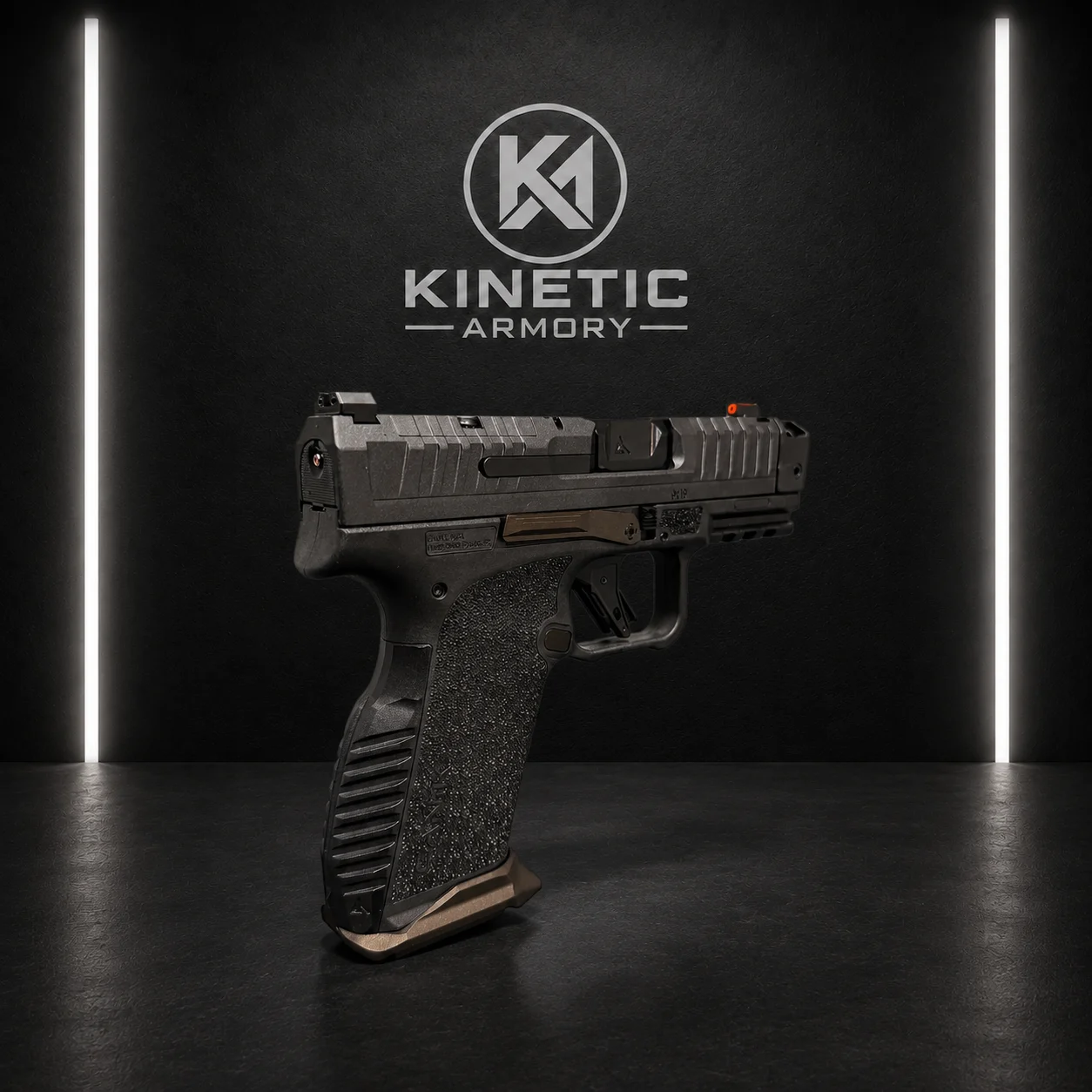 Canik METE MC9 Prime Radian 9mm Optic-Ready Compensated Pistol - Canik Grey (17+1) - Image 4