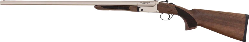 Pointer FT61228NKL Side By Side Double Barrel 12 Gauge Shotgun 28" 2 Rounds Walnut/Nickel - Image 2