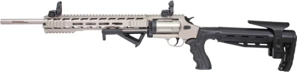 IVER JOHNSON 1000 410 3" 18.5" - REVOLVER SHOTGUN TACT. NICKEL